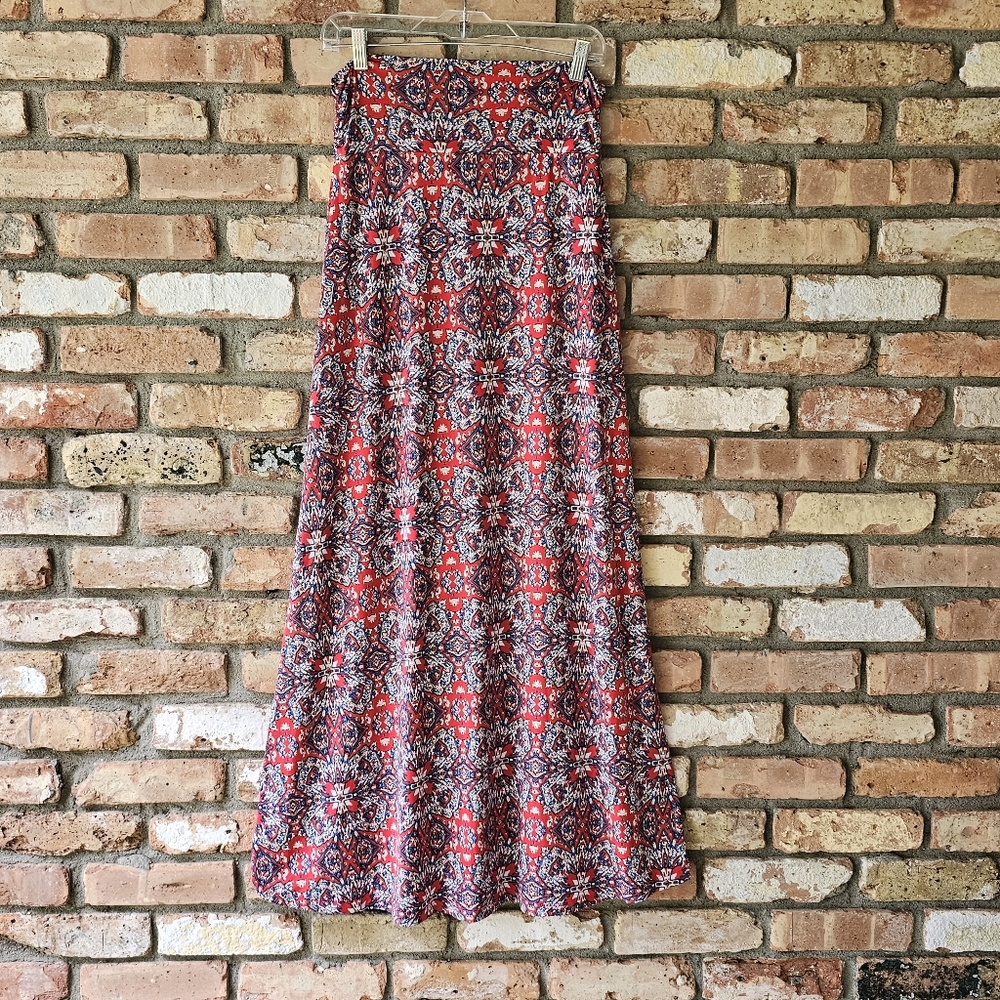 Gilli Morgana Multicolored Stretchy Maxi Skirt